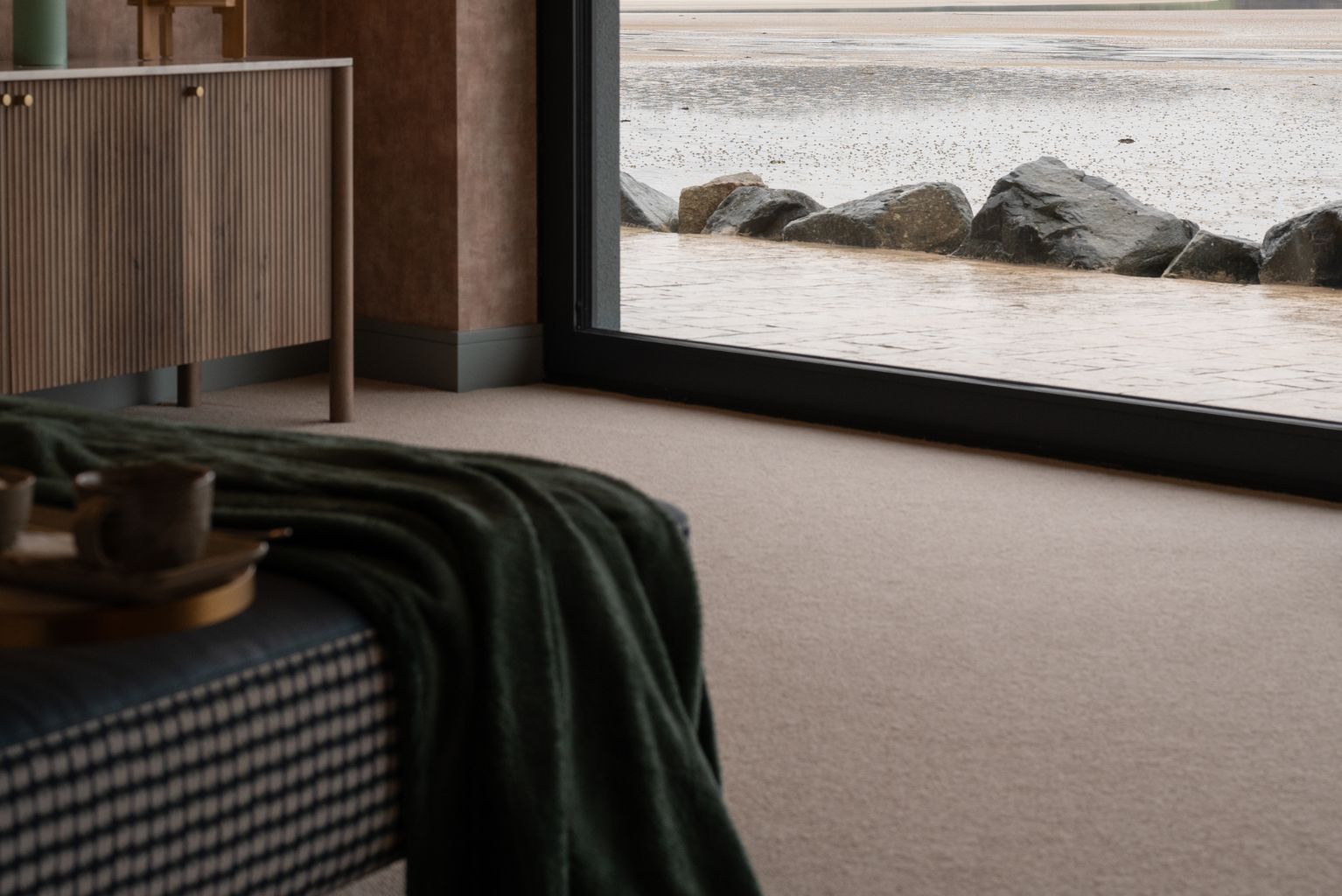 Donegal relax lounge with view
